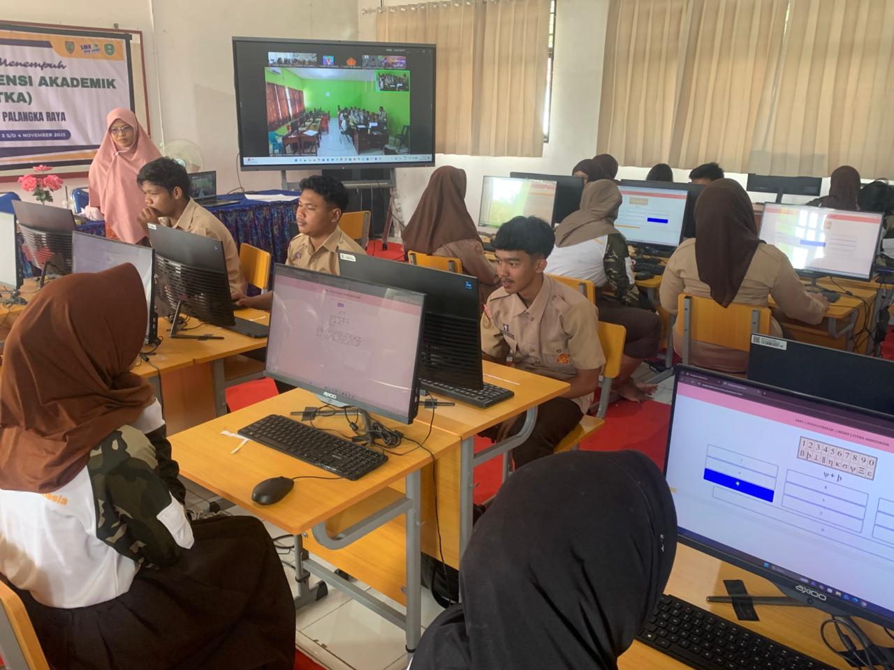 SMK Negeri 7 Palangka Raya Laksanakan Tes IQ Siswa Secara Daring